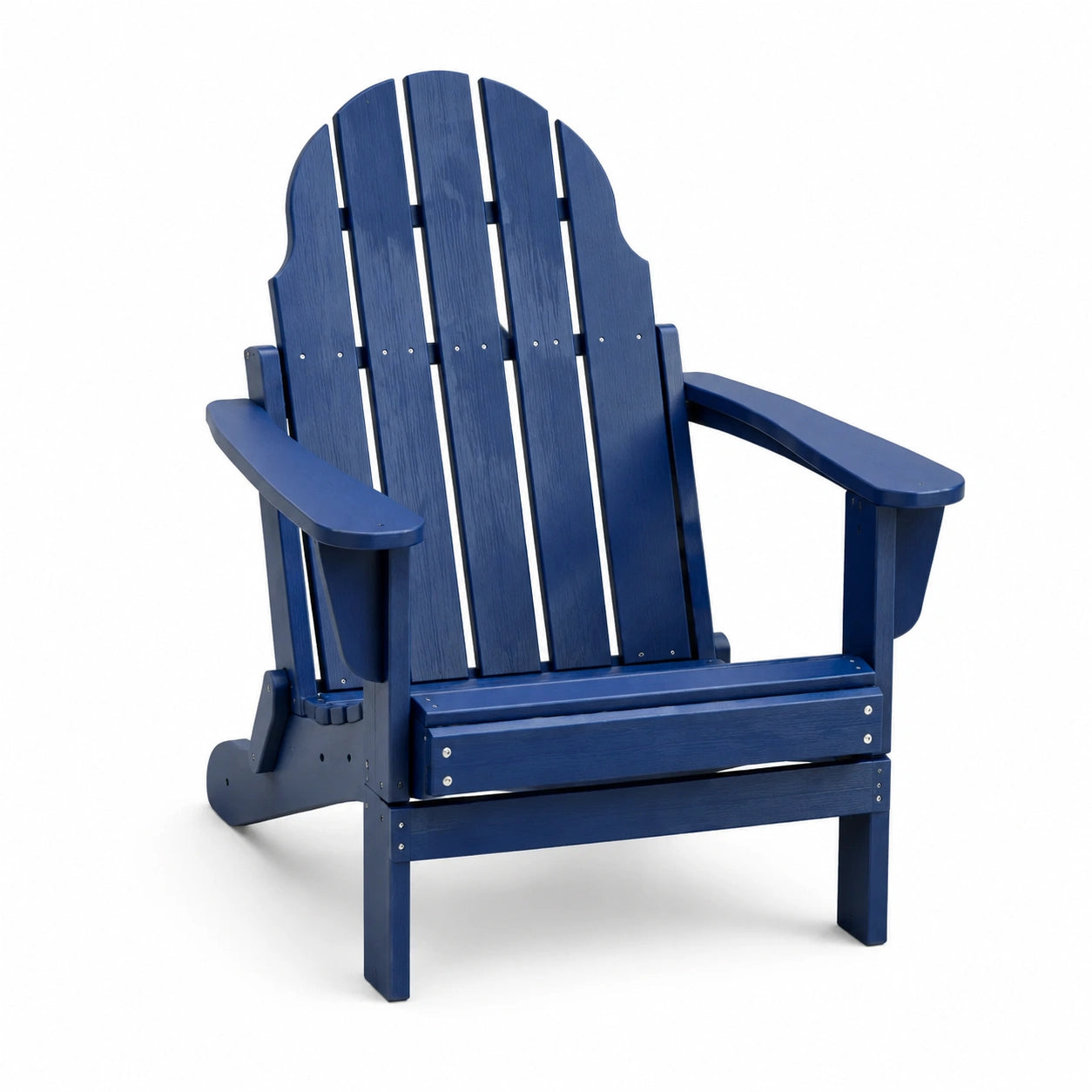 Adirondackstuhl aus Kiefernholz Blau