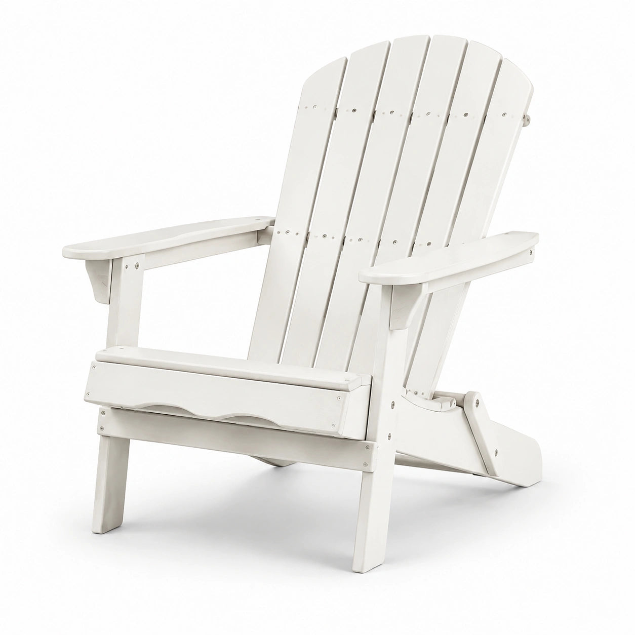 Adirondackstuhl aus Polyethylen Weiß