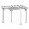 Pergola Holz Weiß Kiefernholz 300x300x230 cm