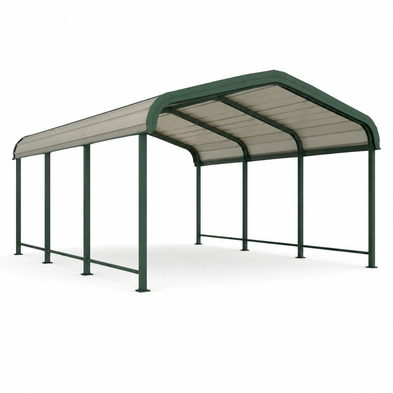 Carport Stahlrahmen Polyethylen Dach 600x300x250 cm