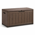 Kunststoff Gartenbox Braun 120x56x63 cm