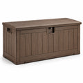 Gartenbox aus Kunststoff Braun 120x45x60cm