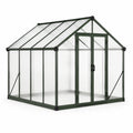 Aluminium Gewächshaus mit Polycarbonatplatten Grün 4mm